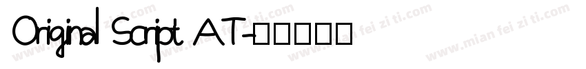 Original Script AT字体转换